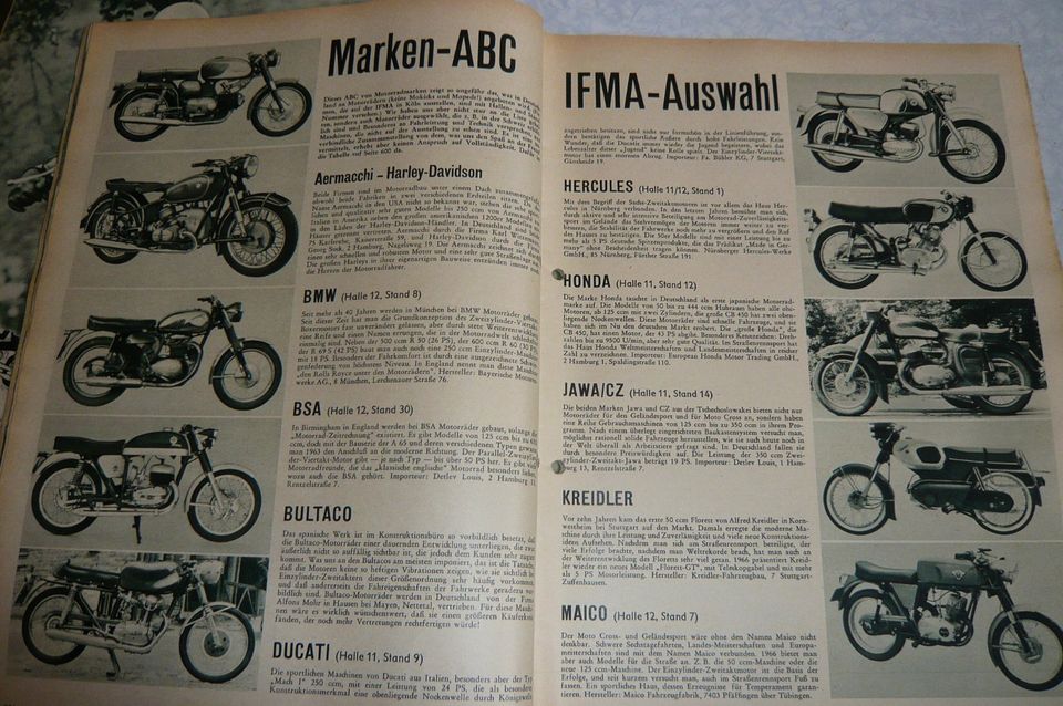 Sammlung Zeitschriften "Das Motorrad" 1966 in Sulzbach-Rosenberg