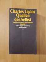 Charles Taylor Quellen des Selbst Identität Suhrkamp Buch Bücher Frankfurt am Main - Gallusviertel Vorschau