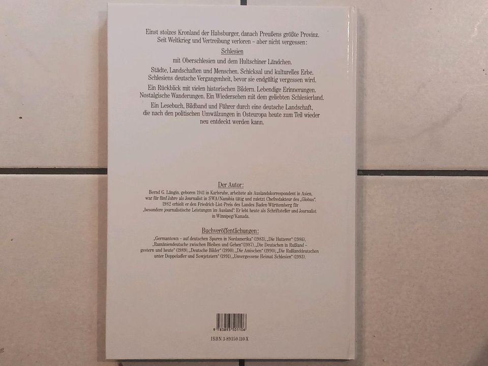 Buch "Unvergessene Heimat Schlesien" von Bernd G. Längin in Edewecht