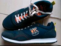 Deichmann Sneaker Turnschuhe Gr.41 blau neon orange Nordrhein-Westfalen - Nordwalde Vorschau