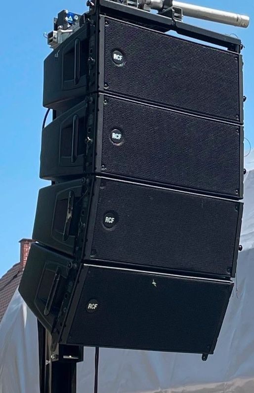 TONTECHNIK | LINE ARRAY | RCF HDL20-A | RCF SUB-9006 | Verleih in Vohburg an der Donau