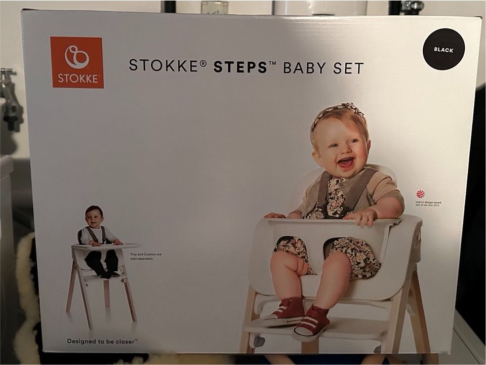 Stokke Steps Babyset schwarz NEU in Grevenbroich