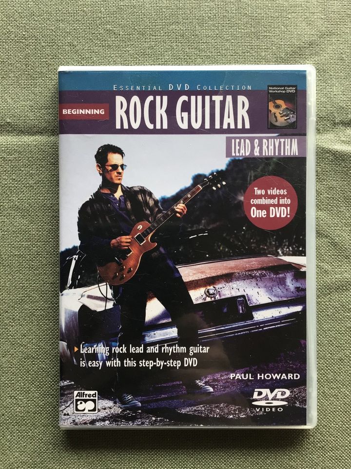 Beginning Rock Guitar by Paul Howard Gitarrenlehrbuch mit DVD in Haßloch