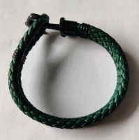 Armband Paul Hewitt Anker Lederarmband grün Küstenschmuck Niedersachsen - Brake (Unterweser) Vorschau