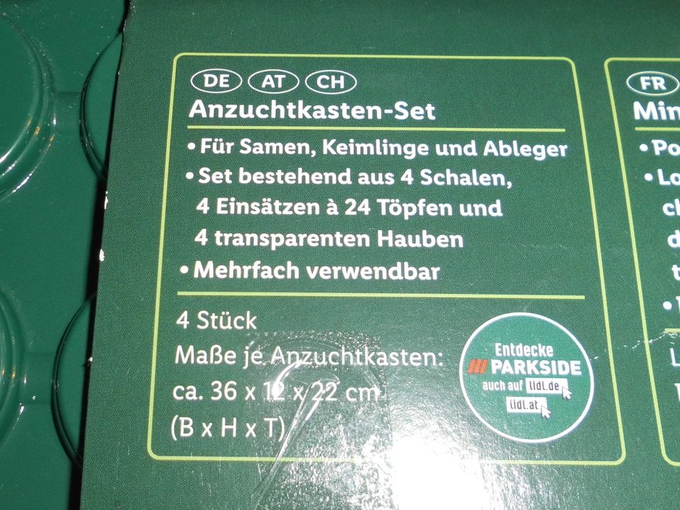 4x Zimmergewächshaus Anzüchten Pflanzen f 96 Pflanzen Anzuchtset in Bremen