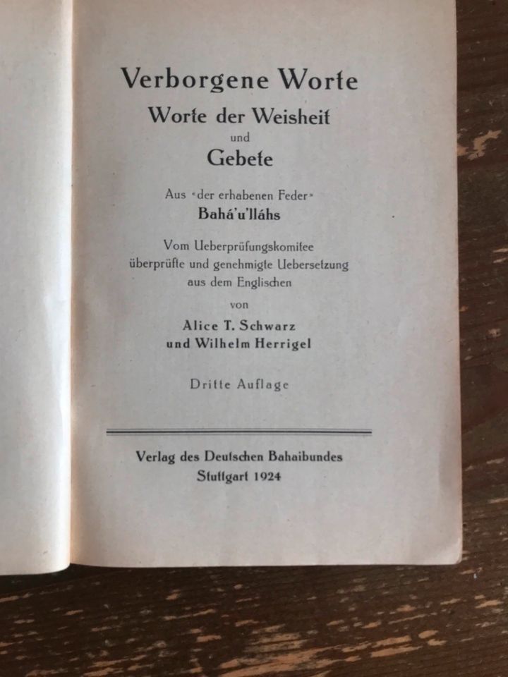 llah: Verborgene Worte - Worte der Weisheit - Gebete ∣ 1924 in Willich