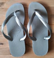 HAVAIANAS grau / silber Baden-Württemberg - Schömberg b. Württ Vorschau