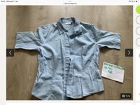 Bluse hellblau H&M Collection Größe 40 Kurzarm Hessen - Pohlheim Vorschau