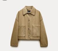 SUCHE Zara Jacke Khaki Sachsen-Anhalt - Magdeburg Vorschau