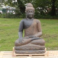 Buddha Figur Statue Gartenfigur Greenstone hand on knee 100 cm Bochum - Bochum-Wattenscheid Vorschau