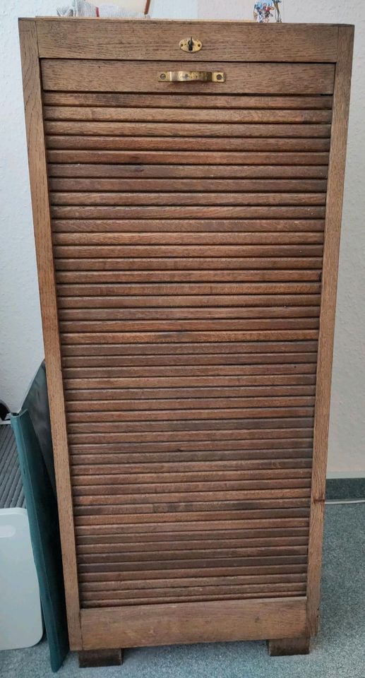 Soennecken Aktenschrank/alter antiker Rollladenschrank/vintage in Wendeburg