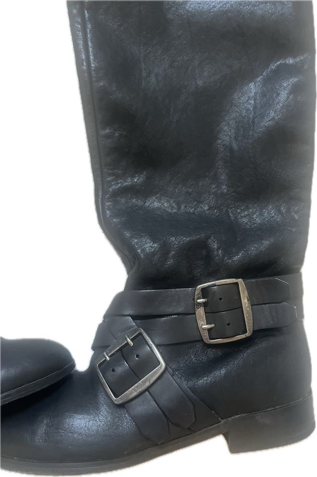 Boss Lederstiefel 37 schwarz NP 489€ original in Hamburg