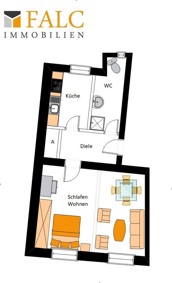 Hochwertige EG-Single-Wohnung in Schlossparknähe in Essen