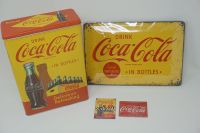 3tlg.Coca Cola Geschenkset / Blechdose / Blechschild / Magnet Baden-Württemberg - Rheinau Vorschau