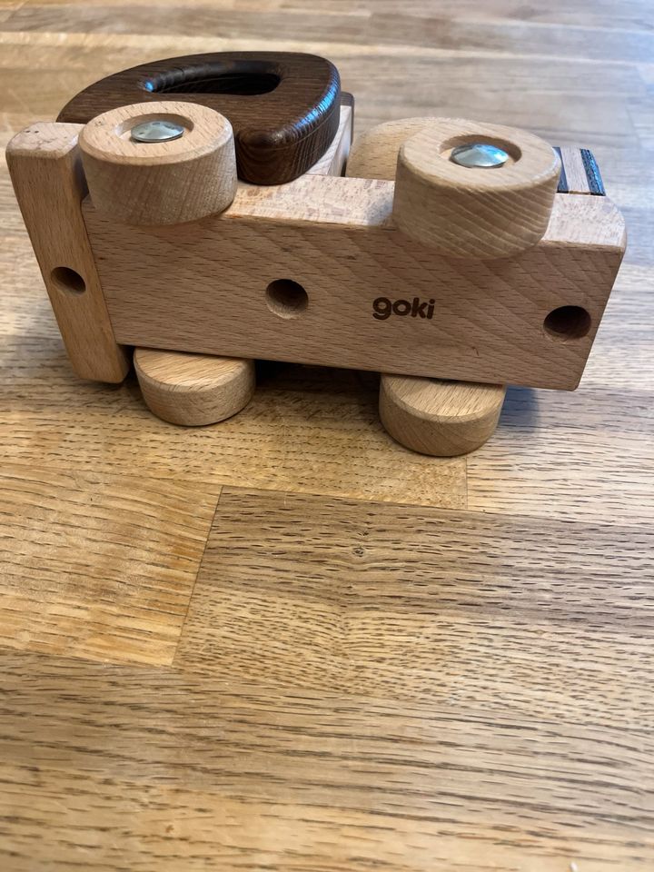 Goki Holzspielzeug Betonmischer Holz in Eystrup