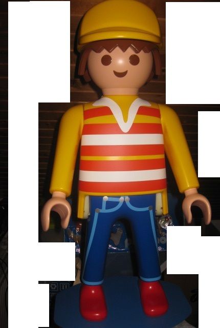 playmobil XXL Figur "Kind" auf Verkaufs-Schütte, Großfigur in Beverstedt