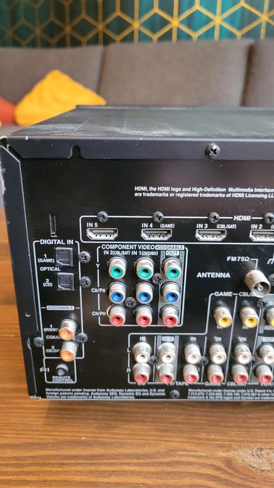 Onkyo TX-SR607 Receiver Heimkino HDMI DTS Dolby Amplifer Verstärk in Monheim am Rhein