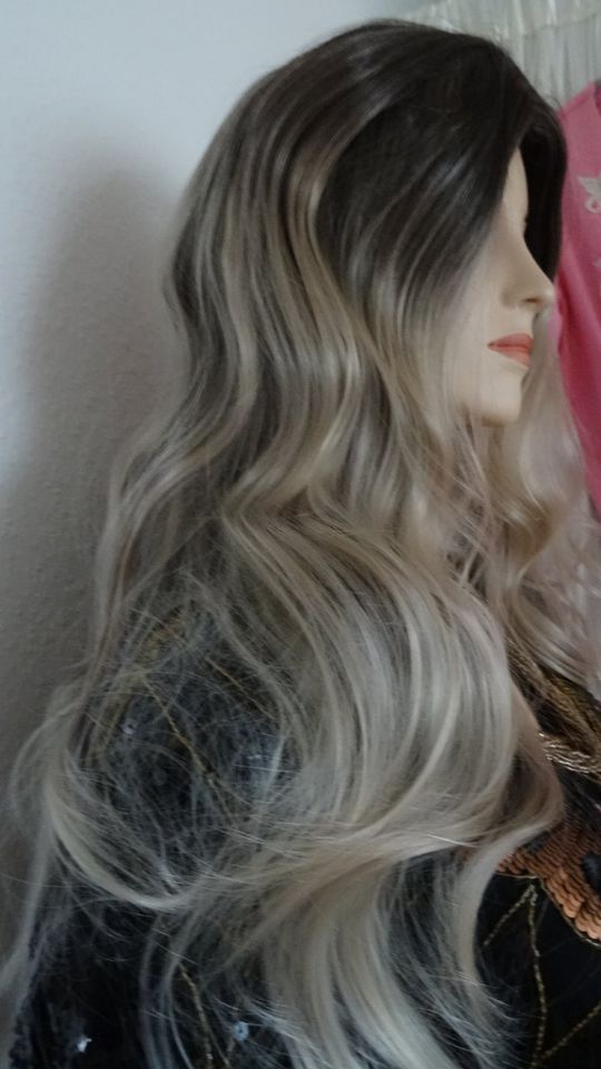 Damen Perücken LANGE Haare ca.60 cm braun/blond New Fashion in Oranienburg