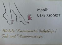 Mobile Kosmetische Fußpflegerin auch Wellness-Fuß-u.Wadenmassage Nordrhein-Westfalen - Bottrop Vorschau