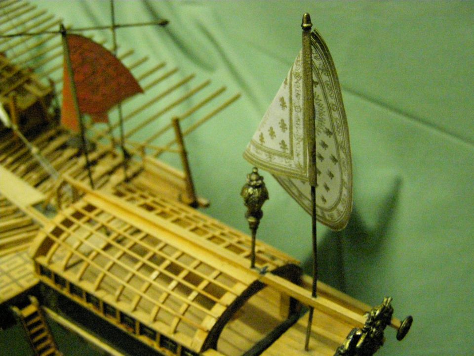 Schiffsmodell Modellschiff Modell Schiff  "Reale de France" 1683 in Fürth