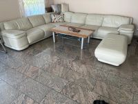 Hochwertige weisse Ledercouch Sofa groẞ echt Leder Wohnzimmer Bayern - Weilheim Vorschau