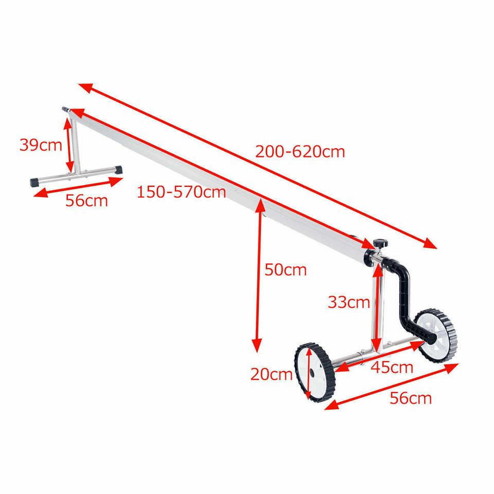 Pool Aufrollvorrichtung Solarfolie/Abdeckplane Poolaufroller NEU in Weilburg