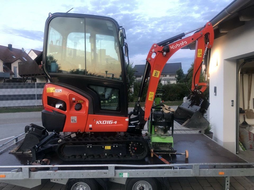 Wacker Neusson ez 26 Minibagger mieten. 3,5 Tonnen Powertilt vds in Abensberg