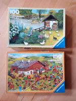 Ravensburger Puzzle Retro Ferien auf dem Almhof/ Am Gartenteich Rheinland-Pfalz - Undenheim Vorschau