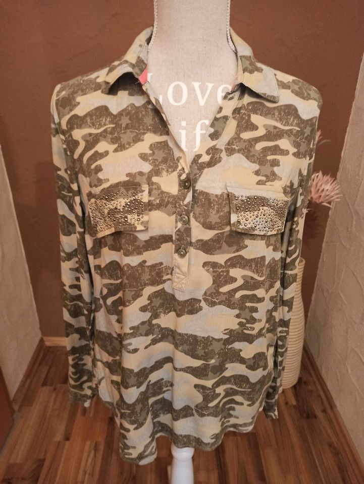 Langarmshirt TAKKO Camouflage ❤Gr. 38 Neuwertig in Saarlouis