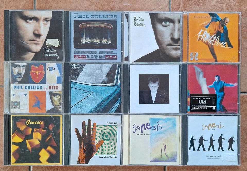 CD Sammlung Phil Collins / Peter Gabriel / Genesis - 12 CDs in Langwedel