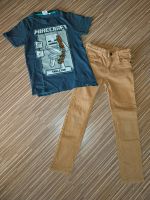Minecraft Jungen Set Gr. 128 T-Shirt Jeans Hose Bayern - Weidhausen Vorschau