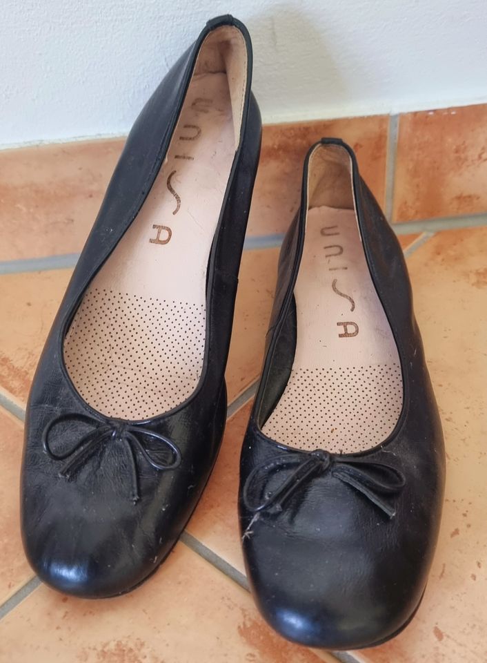 Damen Ballerinas schwarz - Gr. 42 / mit extra Polsterung in München