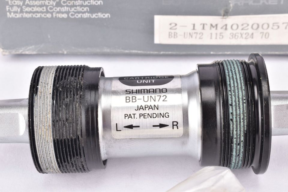 NOS/NIB Shimano 600 Ultegra #BB-UN72 Bottom Bracket in 115 mm ITA in Freilassing