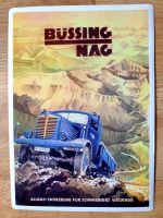 Büssing NAG-Allrad-Fahrzeuge Retro-Blechschild mit Nostalgiebild Sachsen-Anhalt - Magdeburg Vorschau