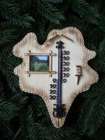 Holz Thermometer Vogtland dekoratives Design Handarbeit Sachsen - Rodewisch Vorschau