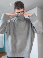 Oversize Strickpulli, mit Wolle, Rollkragen, H&M, hellgrau Baden-Württemberg - Radolfzell am Bodensee Vorschau