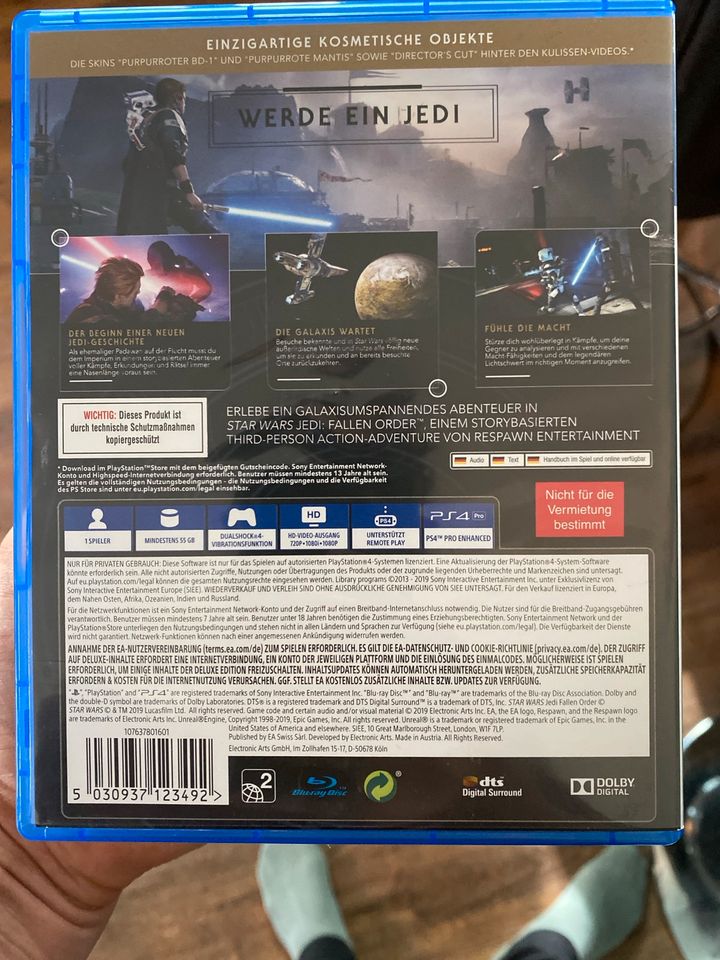 Star wars Jedi fallen order Ps4, deluxe ed. in Fürth