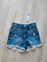 Hotpants/Shorts von Amisu blau Jeans  Gr. 34/XS ungetragen Sachsen-Anhalt - Halle Vorschau