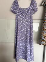 Sommerkleid Lila mit Blumen Rheinland-Pfalz - Alzey Vorschau