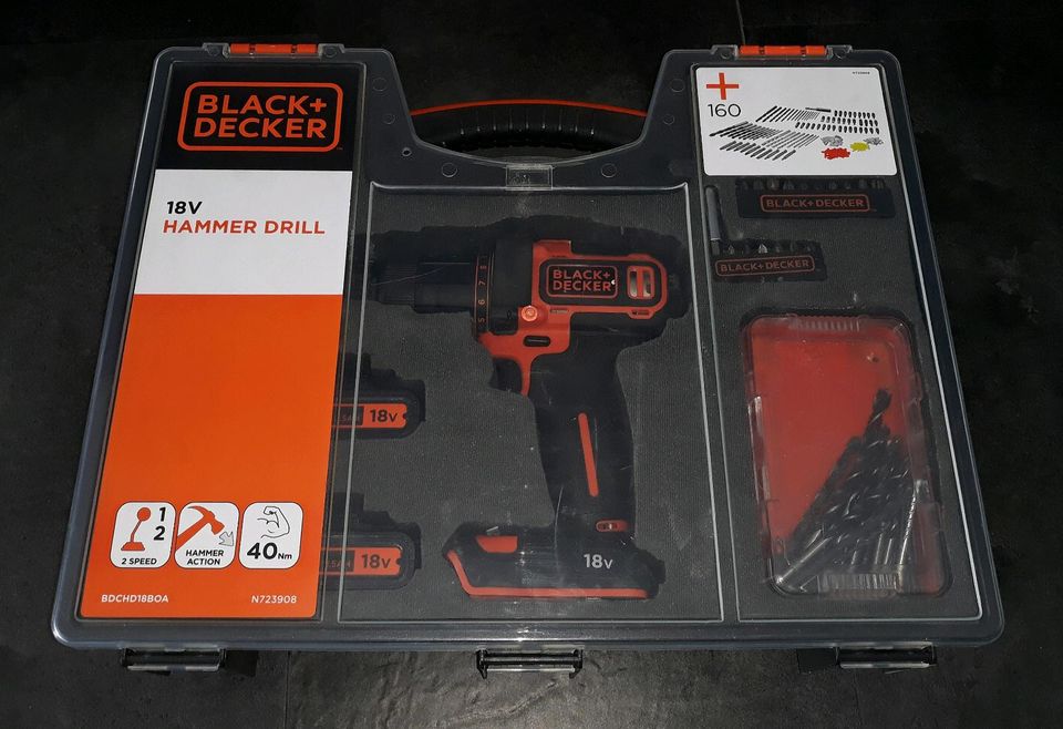 ⭐Black+Decker 18V Akku-Schrauber | Akku-Bohrhammer⭐ in Erbach