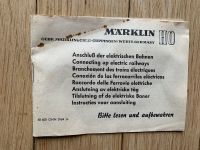 Märklin Trafo  Bedienungsanleitung (Original) Nordrhein-Westfalen - Castrop-Rauxel Vorschau