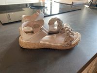 Sandalen, Mädchen, Größe 34, weiß, Espadrilles, Keilabsatz Baden-Württemberg - Östringen Vorschau