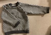 Sense Organics Strick Pullover grau- weißes Muster Gr.74 Hannover - Mitte Vorschau