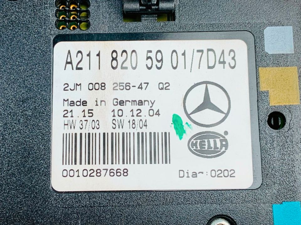 Mercedes Benz W211 Innenraumleuchte vorne Licht Leselicht Lampe in Bad Doberan