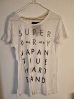 Superdry T-Shirt Weiß mit Silber/Schwarz Print Baden-Württemberg - Konstanz Vorschau