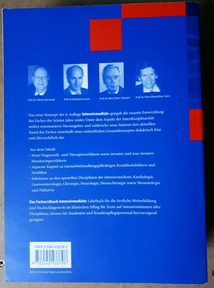 "Intensivmedizin", 8. Auflage, Springer Verlag in Dortmund