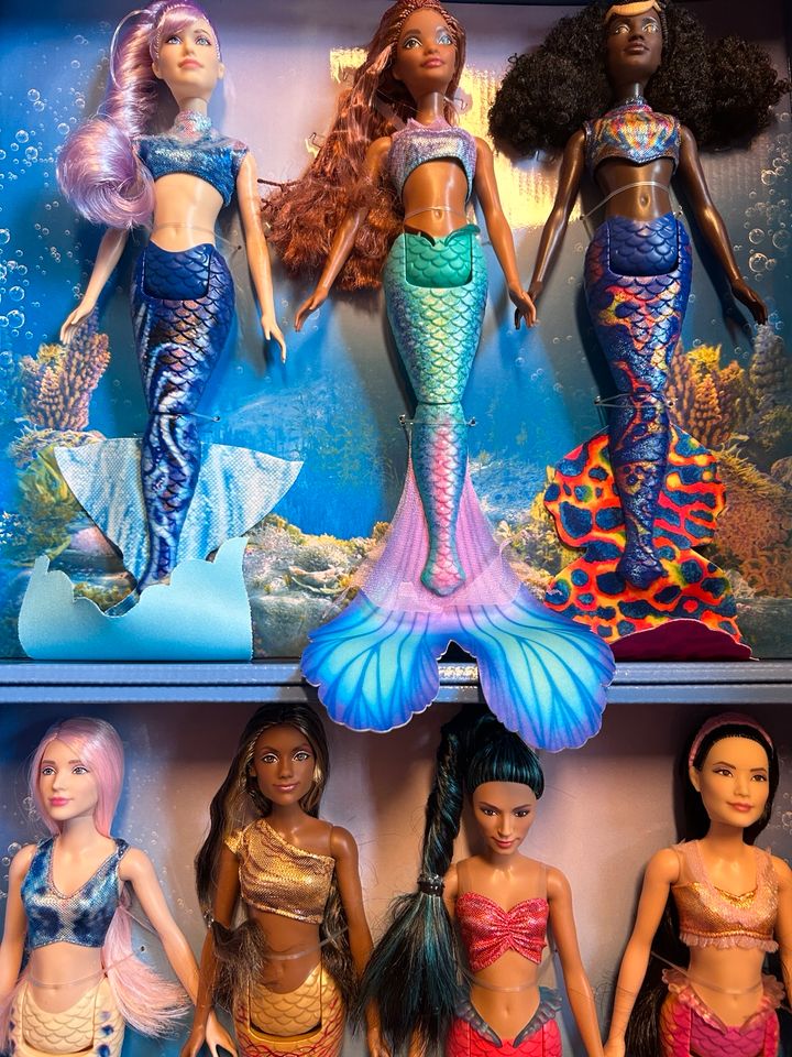 Little Mermaid(Arielle u. Schwestern)ultimatives Set,Barbies in Tönning