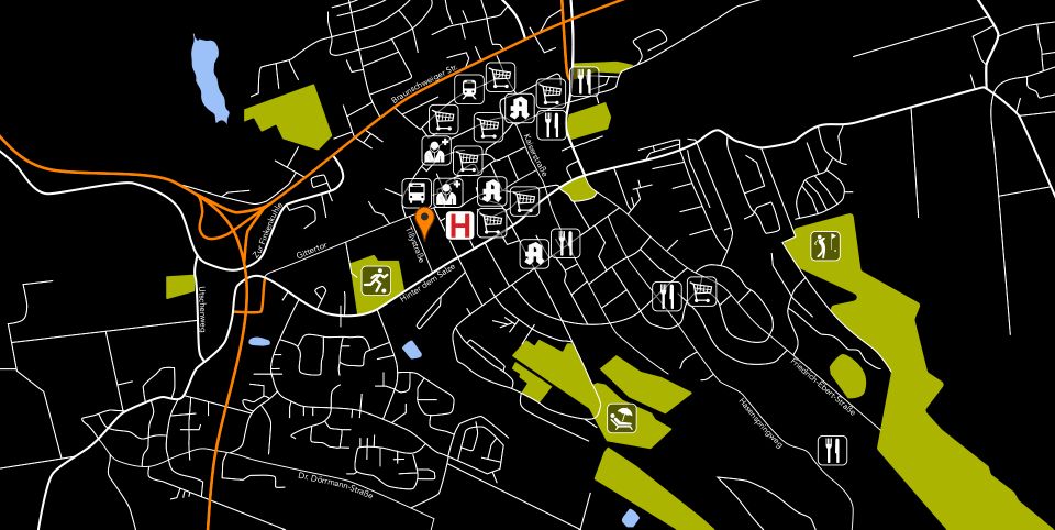 Wohnen im Zentrum - Neubau Eigentumswohnung mit Gartenteil in Salzgitter-Bad - 4 Zimmer - Erdgeschoss - Fahrstuhl - PKW Stellplatz/Garage - Barrierefrei - Offener Wohn-/Essbereich - Bodentiefe Fenster in Salzgitter