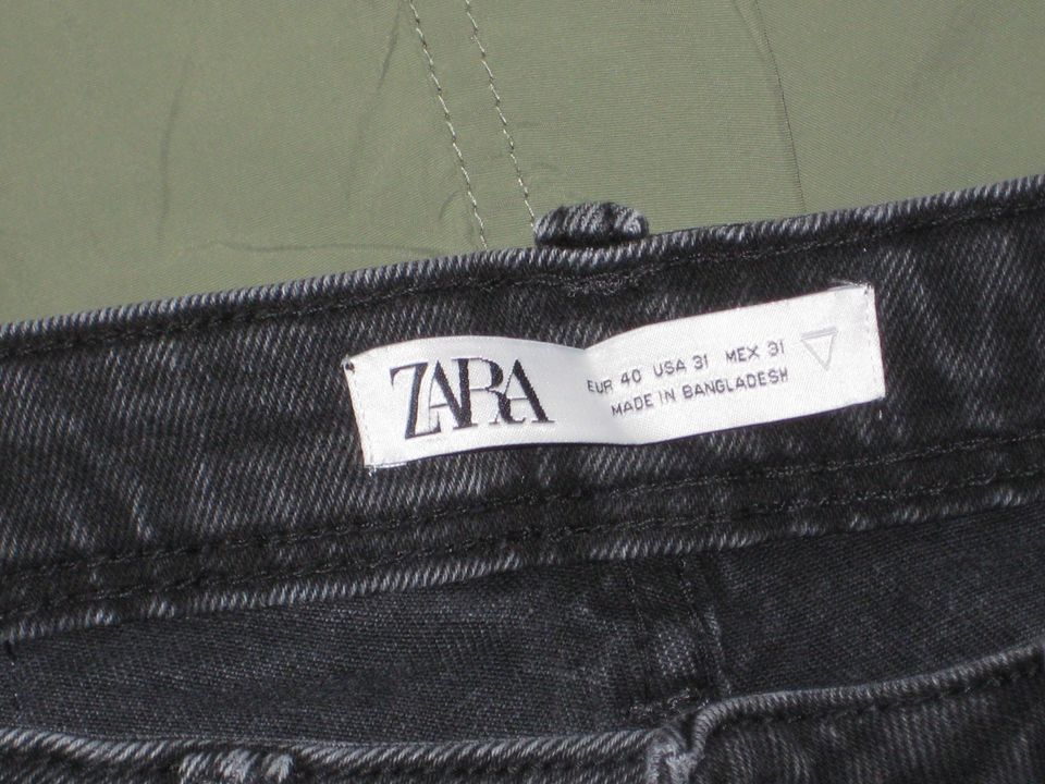 ZARA Jeans-Shorts kurze Hose Pants Bermuda Gr 40 (M, L, 176) wNEU in Harsum