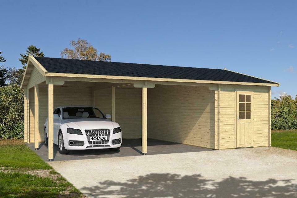 Holzgarage Blockhaus Garage Autogarage Holz 510x330,28mm 2839209 in Versmold